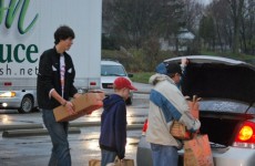 2011 Thanksgiving Grocery Giveaway, photo courtesy of Sky Caserotti 2011 Thanksgiving Grocery Giveaway, photo courtesy of Sky Caserotti