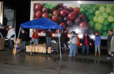 2011 Thanksgiving Grocery Giveaway, photo courtesy of Sky Caserotti 2011 Thanksgiving Grocery Giveaway, photo courtesy of Sky Caserotti