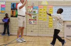 2014 Peyton Manning School Visit 2014 Peyton Manning School Visit