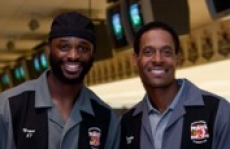 Reggie Wayne and Bill Brooks, 2010 PeyBack Bowl Reggie Wayne and Bill Brooks, 2010 PeyBack Bowl